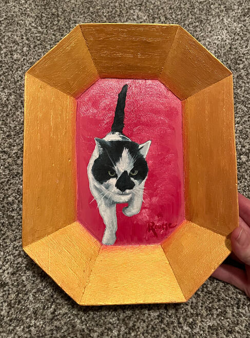 acrylic. wood. 7x10in.
